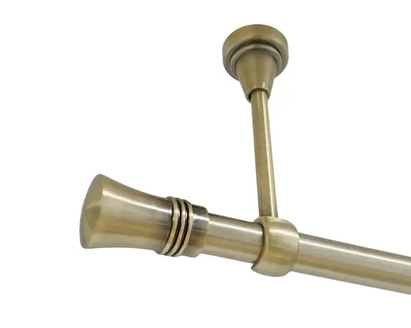 Galerie simpla prindere tavan fara inele CAPRI 19 MM aur antic