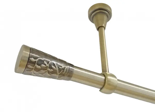 Galerie simpla prindere tavan fara inele SEVILLA 19 MM aur antic