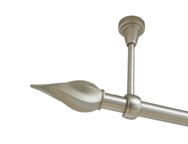Galerie simpla prindere tavan fara inele twister 19 mm crom mat