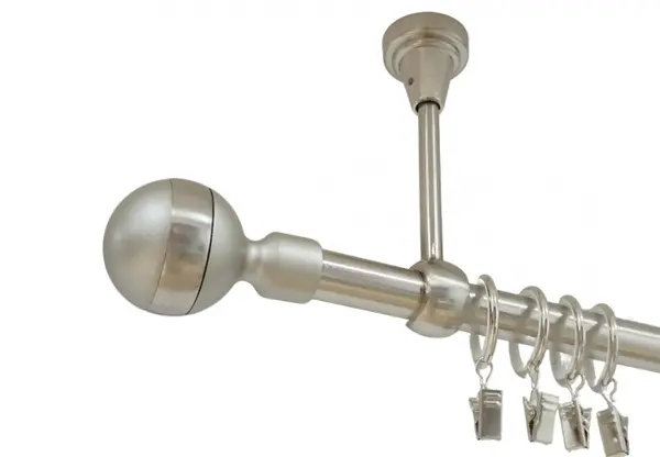 Galerie simpla prindere tavan james 19 mm inox