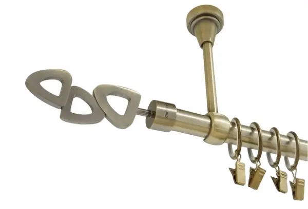 Galerie simpla prindere tavan LILLET 19 mm aur antic