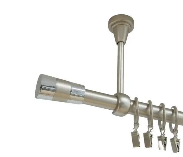Galerie simpla prindere tavan valeo 19 mm crom mat