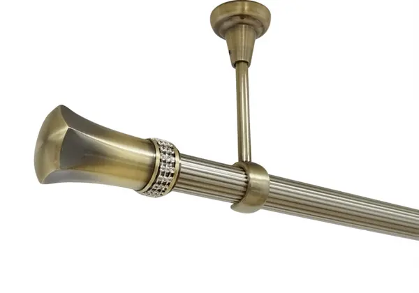 Galerie tavan fara inele PLUTON CRYSTAL striat /25 - aur antic