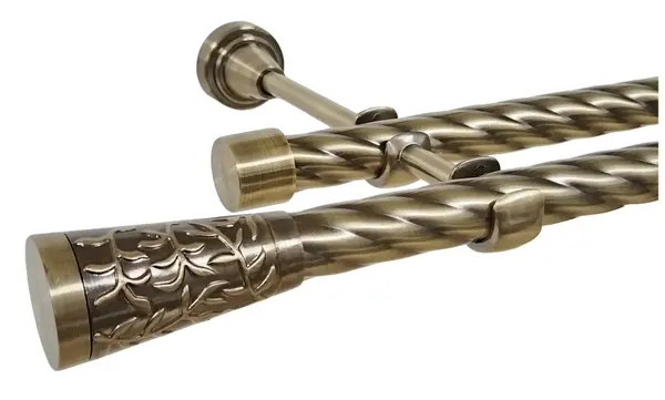 Galerie TWIST dubla SEVILLA fara inele 19/19 mm - aur antic