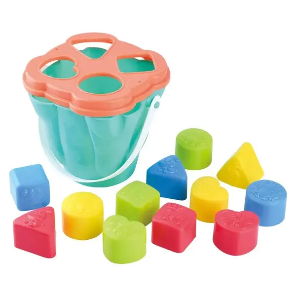 Galetusa cu forme de sortare PlayGo 4 forme si 12 piese
