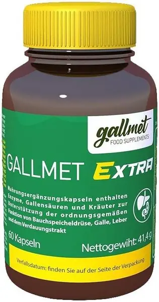 Gallmet Extra, 60 capsule, Gallmet