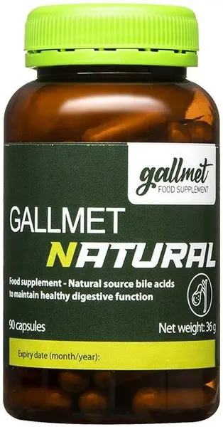 Gallmet Natural, 125 mg, 90 capsule, Gallmet