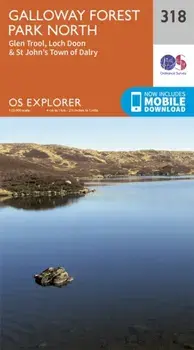 Galloway Forest Park North. September 2015 ed, Sheet Map/Ordnance Survey