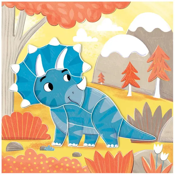 Galt Cartea mea cu stickere - Dinozauri prietenosi