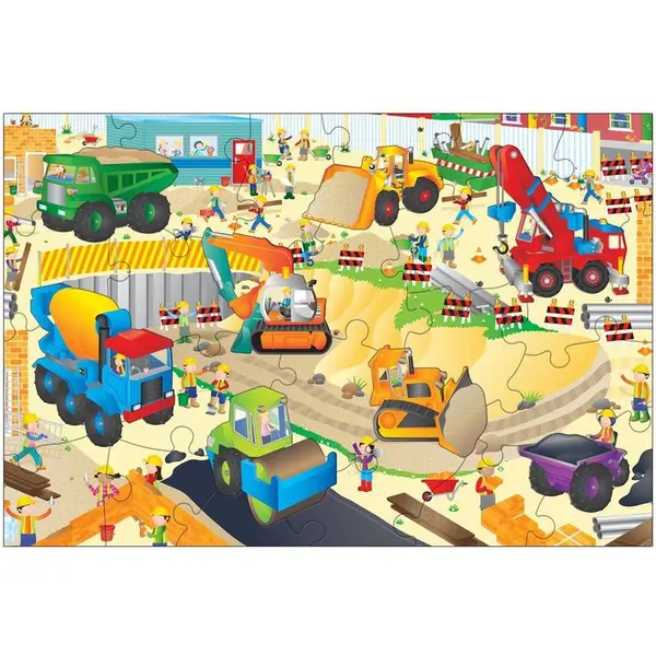 Galt Giant Floor Puzzle: Santierul (30 piese)