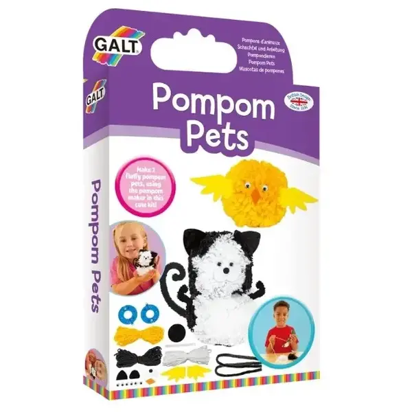 Galt Set creativ - Pompoane cu animalute