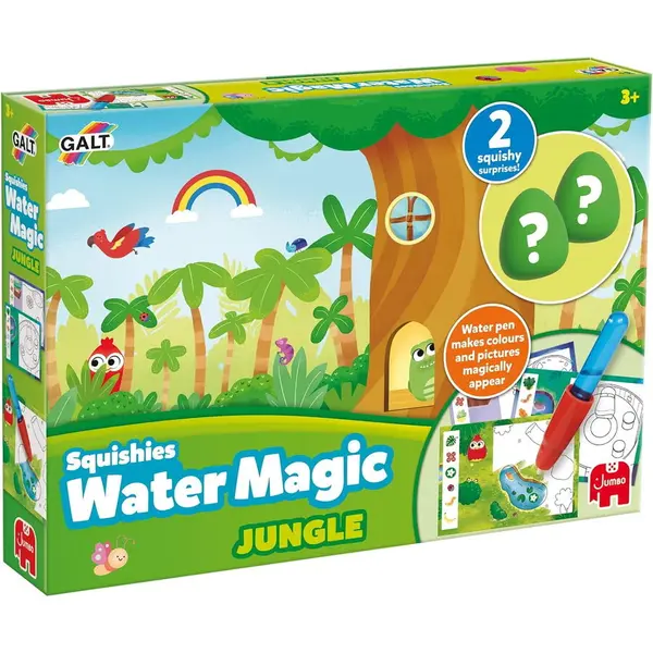 Galt Set Water Magic de colorat: In jungla cu Squishies