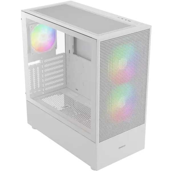 Gamdias Carcasa PC Gamdias Talos M3 Mesh, Middle Tower, Tempered glass, Alb