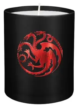 Game of Thrones: House Targaryen Large Glass Candle/Insight Editions