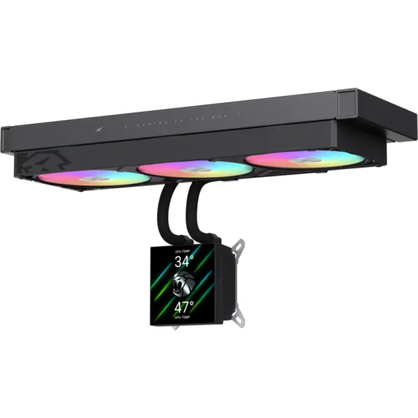 Gamemax Gamemax | CPU Liquid cooler | GLACIER 360 LCD | Black