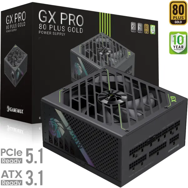 Gamemax Sursa alimentare Gamemax, 1250W, 80+ Gold, Full Modular