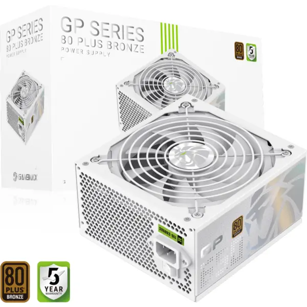 Gamemax Sursa alimentare Gamemax GP 650B WH, 80+ Bronze, 650W