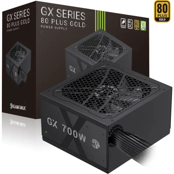 Gamemax Sursa alimentare Gamemax GX 700G, 80+ Gold, 700W