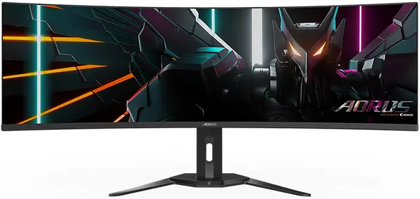 Gaming monitor Gigabyte - Aorus, CO49DQ, 49'', OLED, 0.03 ms, negru