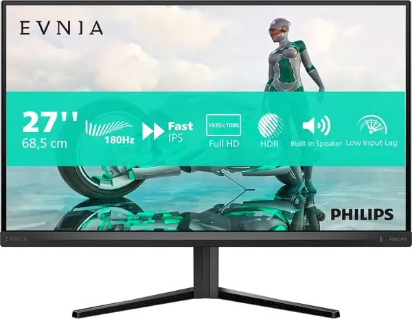 Gaming monitor Philips - Evnia 27M2N3200S, 27'', 180Hz, 1ms, FreeSync, gri