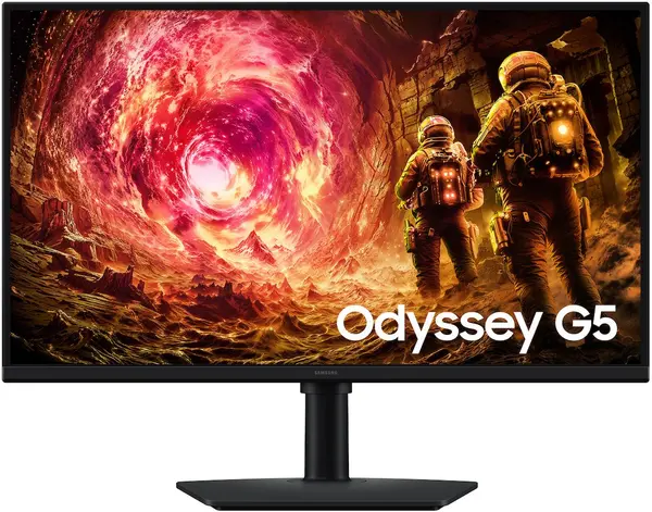Gaming monitor Samsung - Odyssey G5 G50F, 27'', QHD, 180Hz, 1ms, G-Sync