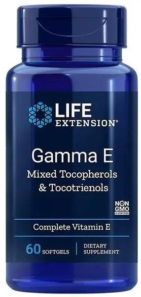 Gamma E Tocopherolii și Tocotrienolii Mixte, 60 capsule moi, Life Extension