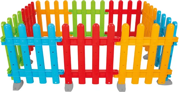 Gard de joacă pentru copii Pilsan - Multicolor, 10 elemente