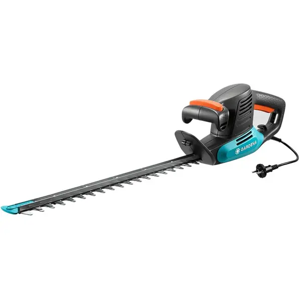 GARDENA Foarfeca electrica, Gardena, EasyCut , 420 W, lungimea lamei 45 cm, 17,72 inchi, vibratii ah: 3,763 m pe s², Negru-Turcoaz