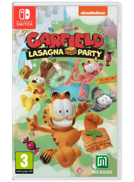 Garfield Lasagna Party macOS|PC|Nintendo Switch|Xbox Series S/X|PlayStation 4|Xbox One|PlayStation 5
