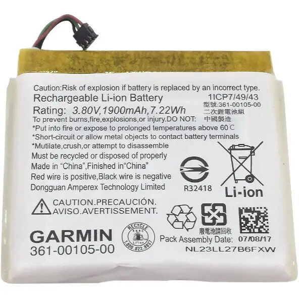 GARMIN Acumulator Garmin 3.7 V 1.95 Ah LiPo Battery pentru GPS Garmin Edge 1030