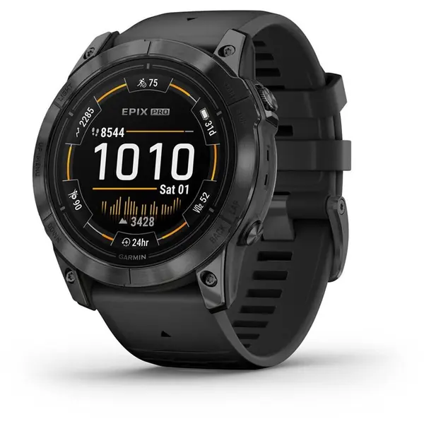 GARMIN Ceas inteligent Garmin Epix Pro (Gen 2), 3.56 cm, 1.4, AMOLED, 51 mm, Digital, 454 x 454 pixels,Touchscreen, Grey