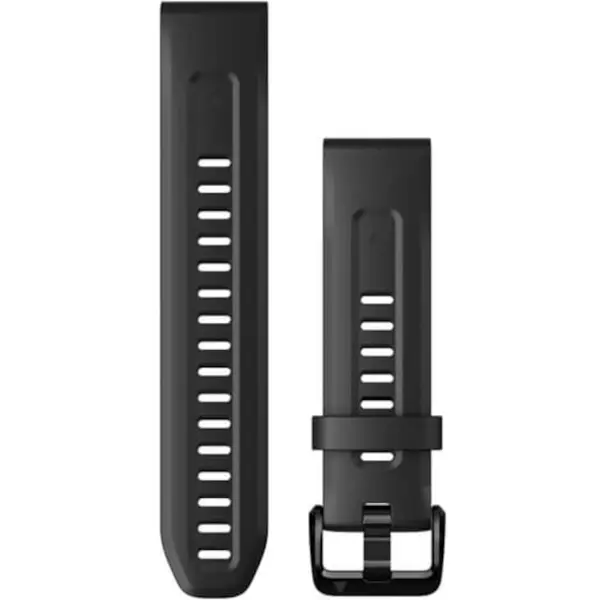 GARMIN Curea Smartwatch Garmin, QuickFit®, 20 mm, silicon, Negru