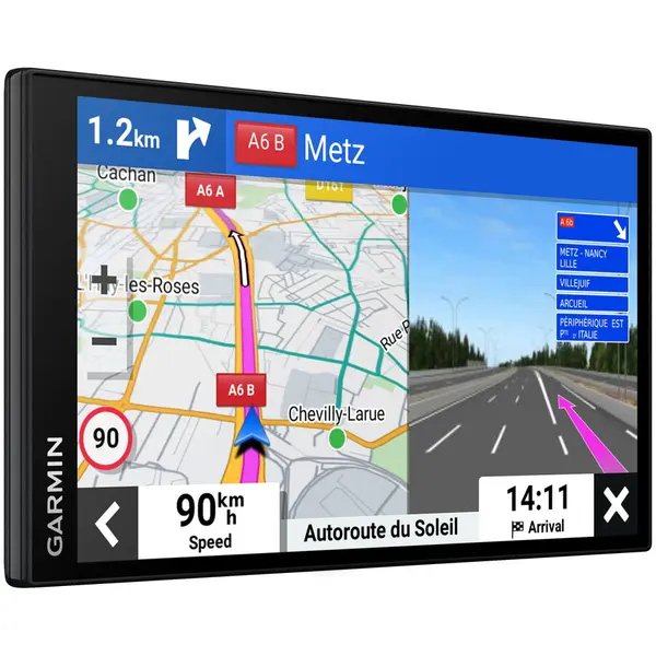 GARMIN Sistem de navigatie Garmin DriveSmart 76 EU MT-D, GPS , ecran 7, Wi-Fi, Bluetooth, Live traffic via digital traffic, Negru