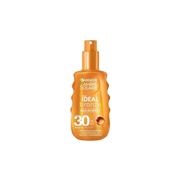 Garnier Ambre Solaire Ideal Bronze SPF 30 Lapte bronzant cu protecție solară Volum 150 ml