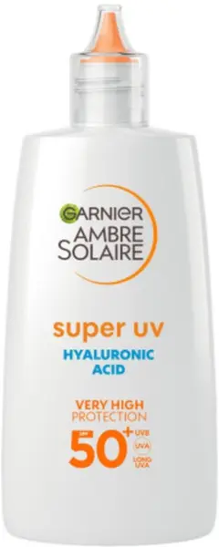 Garnier Ambre Solaire Lichid de protecție solară cu acid hialuronic, SPF50+, 40 ml