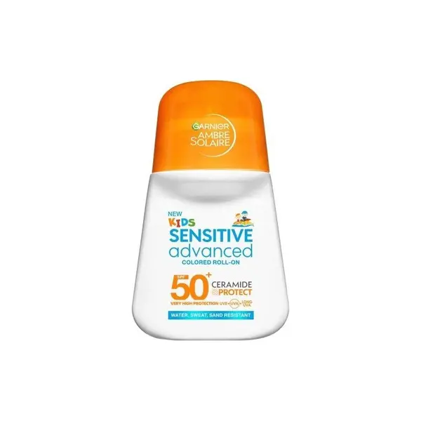 Garnier Ambre Solaire Sensitive Advanced Kids Roll-On SPF 50+ Roll-on cu protecție solară pentru copii Volum 50 ml