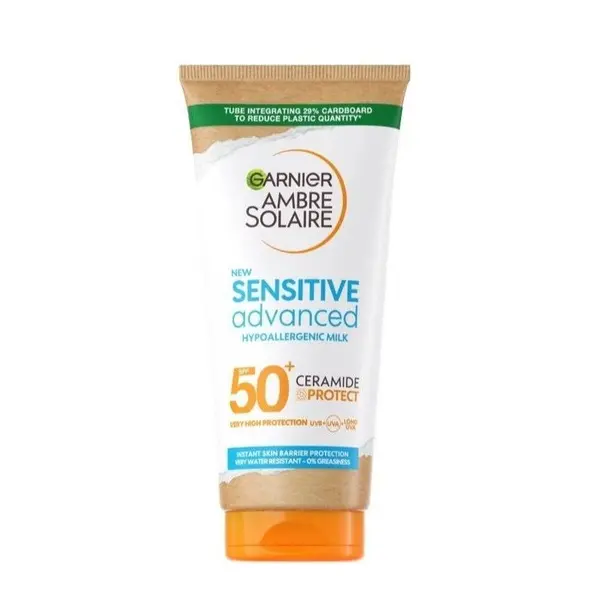 Garnier Ambre Solaire Sensitive Advanced SPF50 Lapte cu protecție solară Volum 175 ml