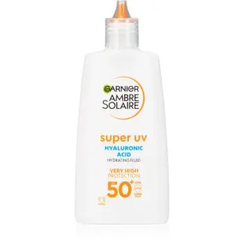 Garnier Ambre Solaire Super UV Hyaluronic Acid fluid protecție cu efect de hidratare