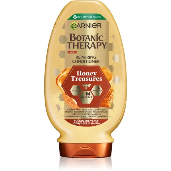 Garnier Botanic Therapy Honey & Propolis balsam regenerator pentru par deteriorat fără parabeni 200 ml