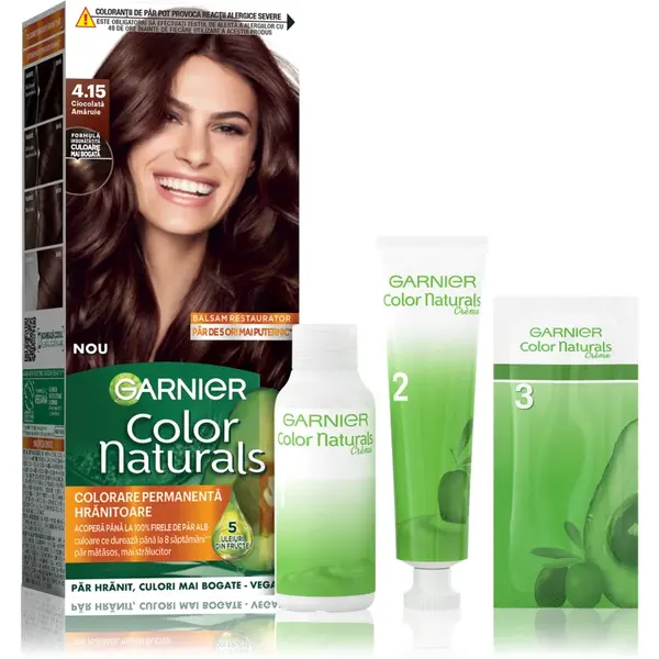 Garnier Color Naturals Creme culoare par culoare 4.12 Saten Rece 1 buc