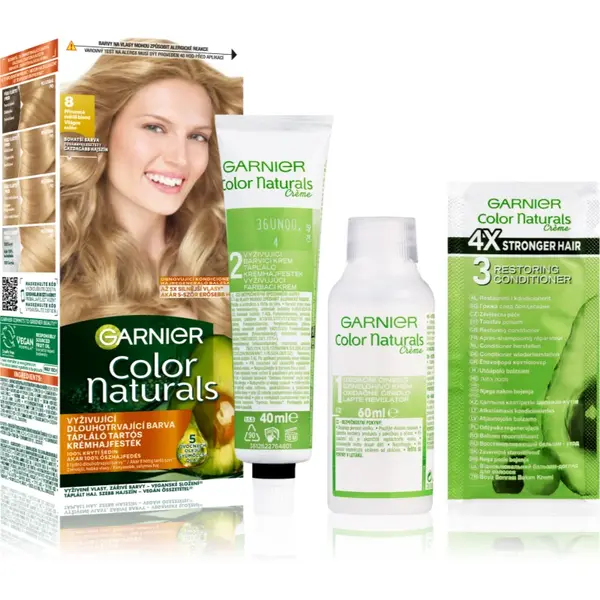 Garnier Color Naturals Creme culoare par culoare 8 Natural Light Blond 1 buc