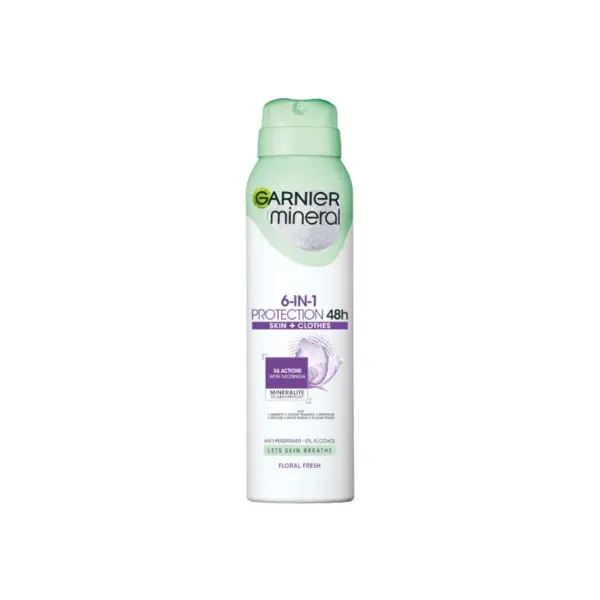 Garnier Deo Protection Skin 6-în-1 Floral Fresh Deodornic pentru femei Volum 150 ml