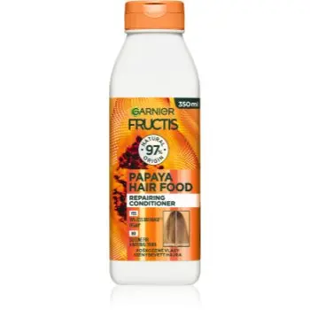 Garnier Fructis Papaya Hair Food balsam regenerator pentru par deteriorat