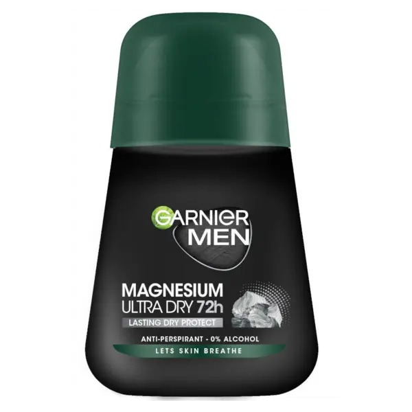 Garnier Men Magnesium Ultra Dry 72H Roll-on pentru bărbați Volum 50 ml