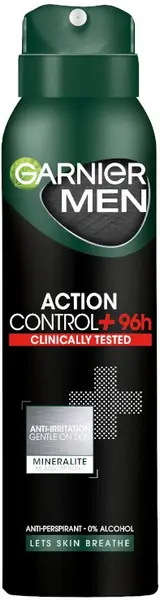 Garnier Men Spray deodorant Action Control+ 96H, 150 ml