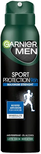 Garnier Men Spray deodorant Sport Protection 96H, 150 ml