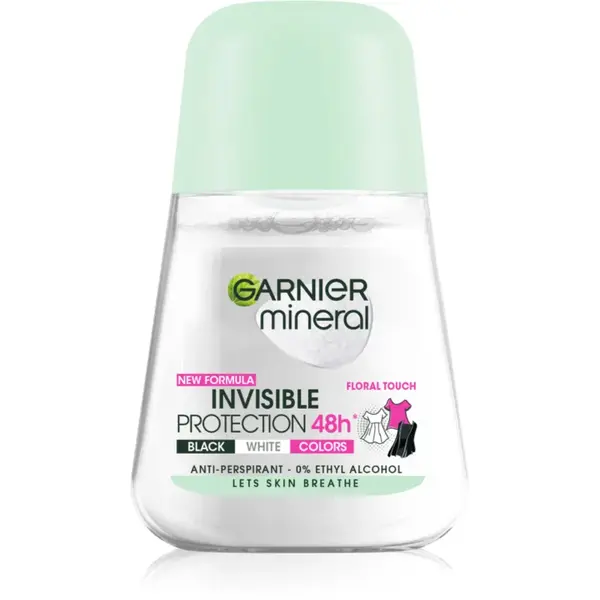 Garnier Mineral Invisible antiperspirant roll-on pentru femei 50 ml