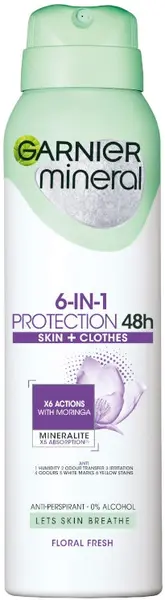 Garnier Mineral Spray deodorant Protection 48h, Floral fresh, 150 ml