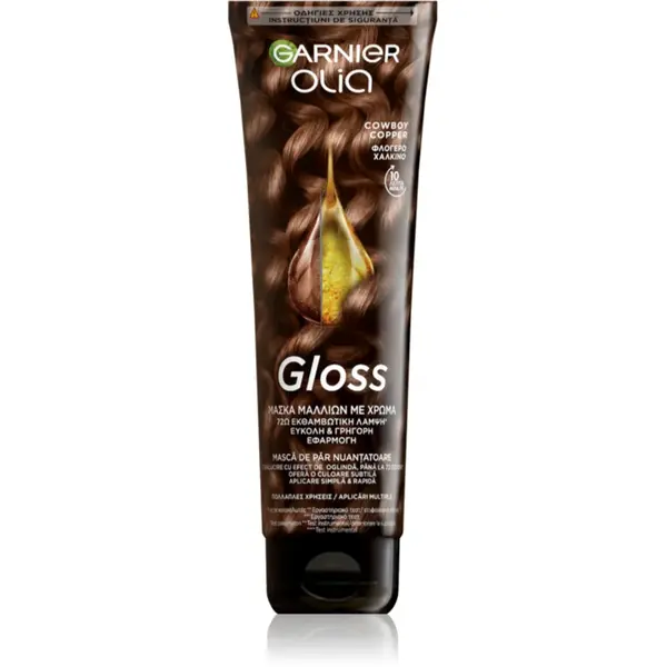 Garnier Olia Gloss mască colorantă pentru păr culoare Cowboy Copper 150 ml