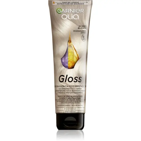 Garnier Olia Gloss mască colorantă pentru păr culoare Scandi Blonde 150 ml